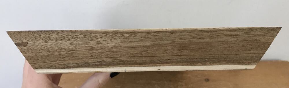 Handmade Walnut Hard Wood Wooden Organization Serving Condiment Spice Tray 17"